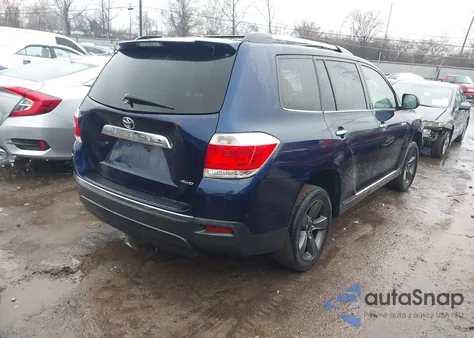 2013 Toyota Highlander Limited V6 из США, поврежденный, VIN 5TDDK3EH5DS208065